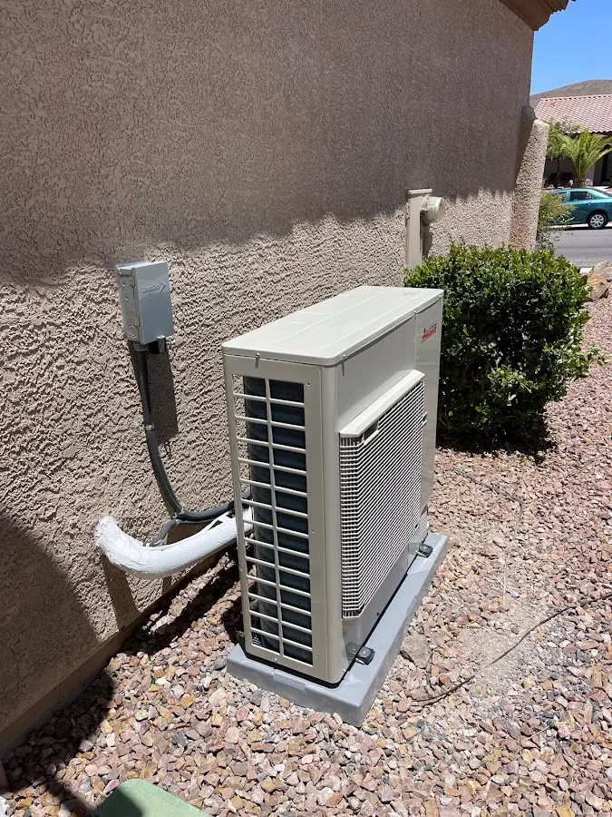 Residential air conditioning condenser unit in Wakefield